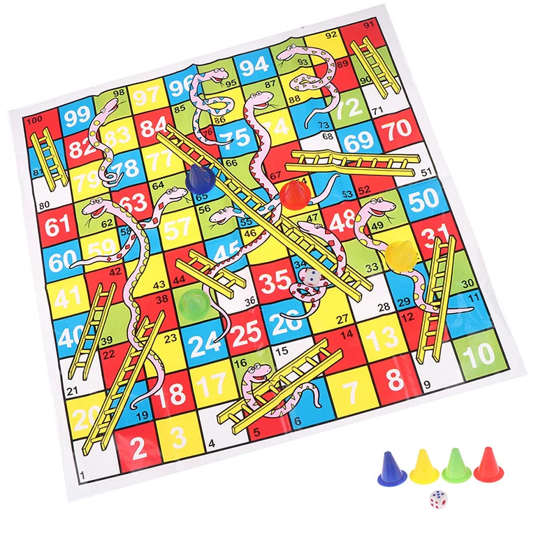 Snake Ladder Educational Kids Children Toys Family