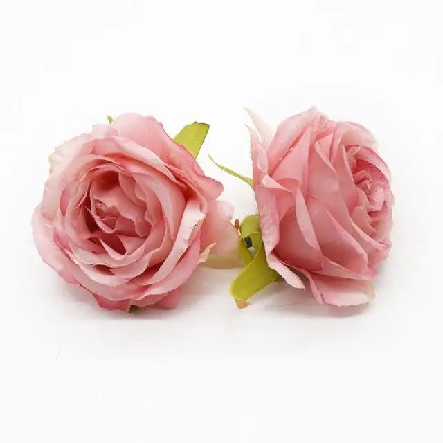 5/10 PCS Artificial Flower Silk Rose For Christmas Home garden Garlands Wall Party Wedding bridal bouquet Diy gift box Hot sales - MyLootWare