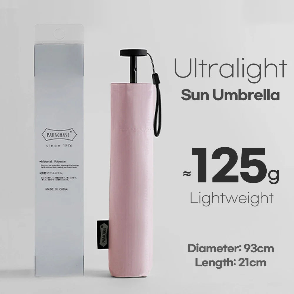 Parachase Pencil Folding UV Umbrella Carbon Fiber