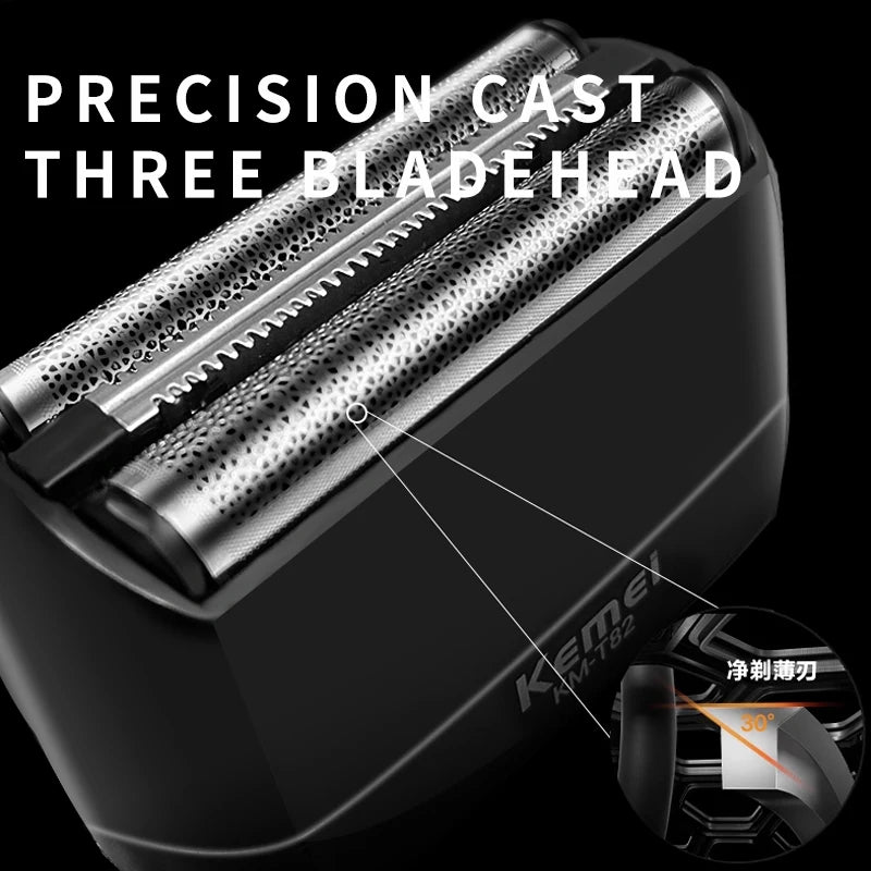 KEMEI km-t82 Usb Reciprocating Electric Shaver