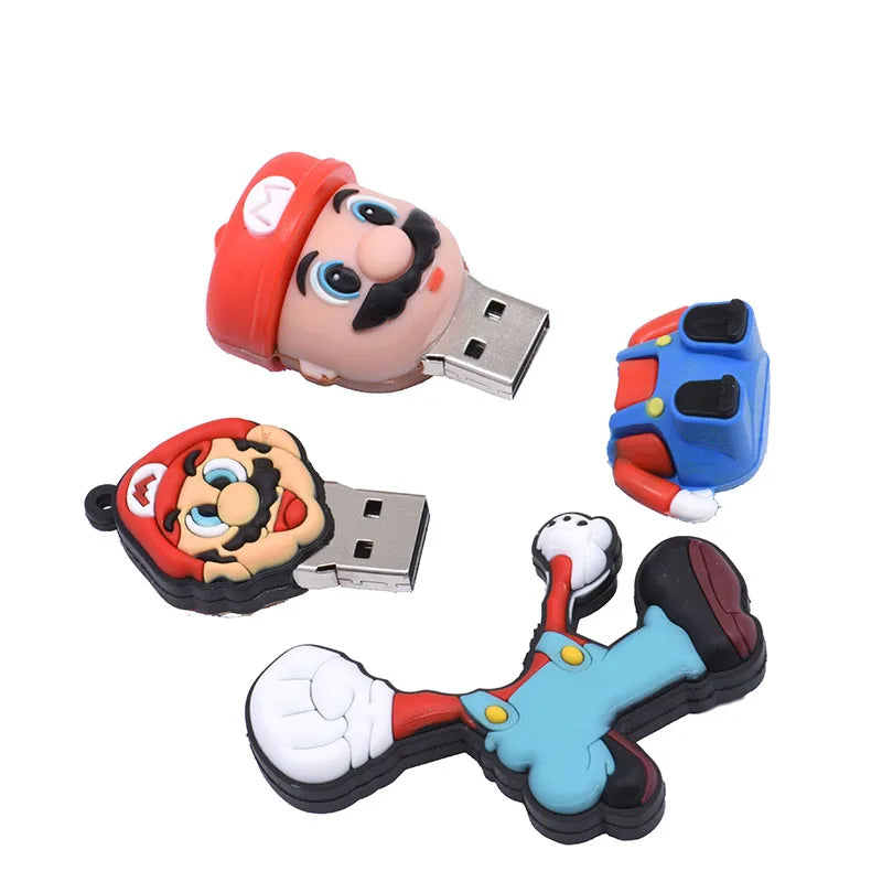 Super Cute Cartoon USB 2.0 Flash Drive 128GB 64GB