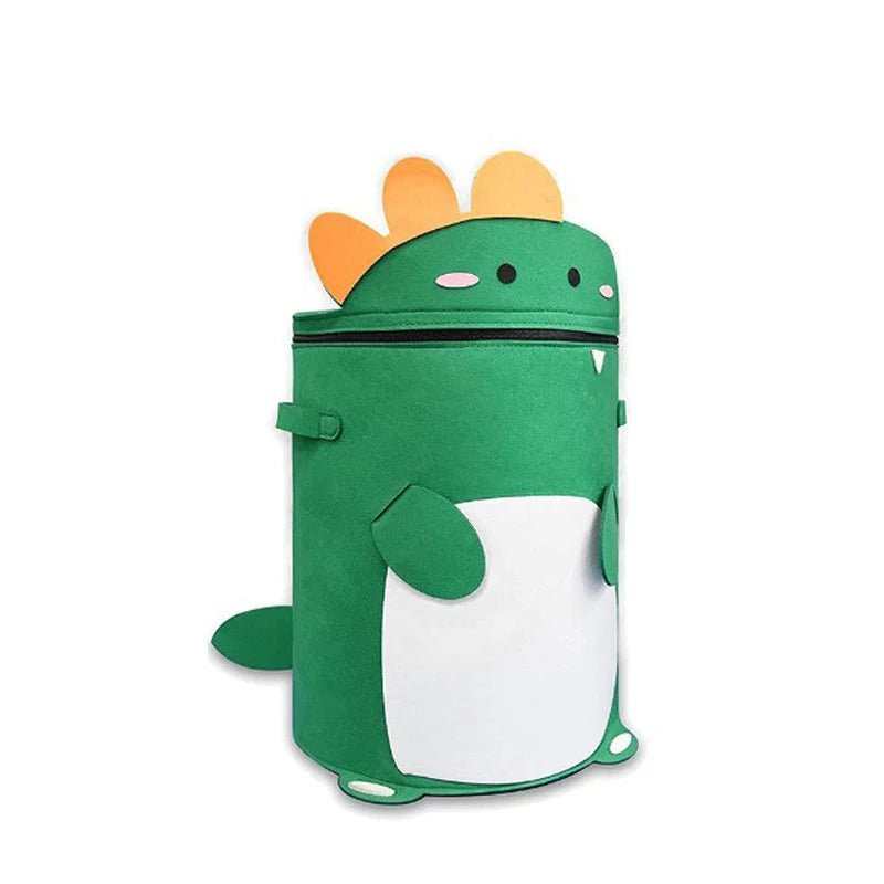 Toy Storage Bucket Cartoon Animal Storage Basket Large Capacity Storage Basket with Lid Foldable Storage Basket Home Supplies - MyLootWare