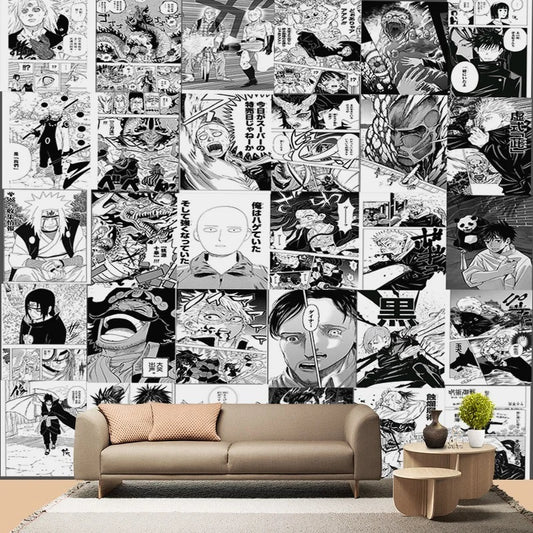 Japanese popular anime 21x30cm 20/30/40pcs manga wall stickers anime wallpaper print anime stickers Teen room decoration