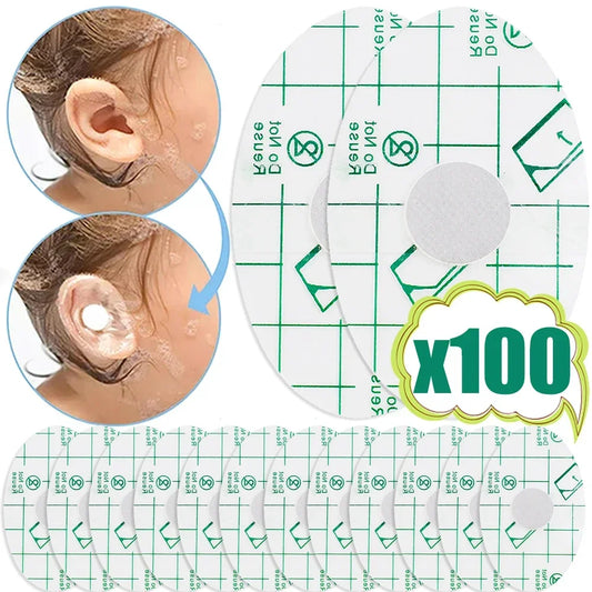 100-20Pc Adhesive Ear Pad Anti-Wear Foot Patch Heel Patch Waterproof Baby Adult Bath Ear Protector for Bathroom Swimming Sticker - MyLootWare