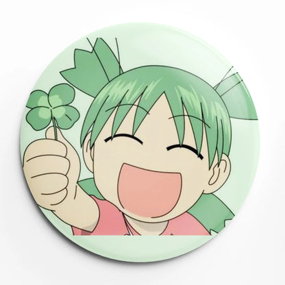 Yotsuba Anime Cartoon Soft Button Lapel Anime Pin