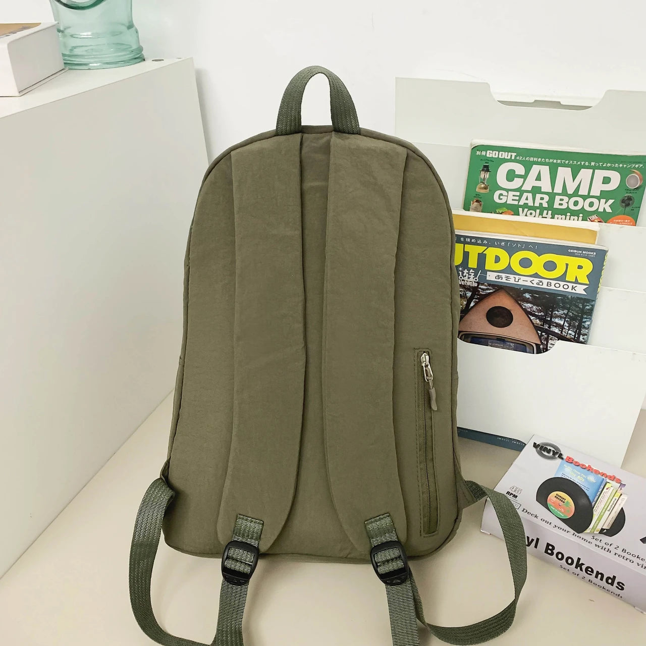 Backpack simple and large-capacity men's and women's travel backpacks leisure summer students waterproof spine backpack. - MyLootWare