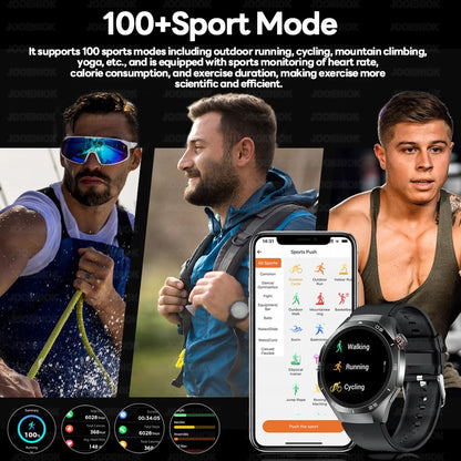 2025 New Smart Watch Men AMOLED HD Display Sports Health Tracker Waterproof Bluetooth Call Smartwatch Men For HUAWEI GT5 PRO - MyLootWare