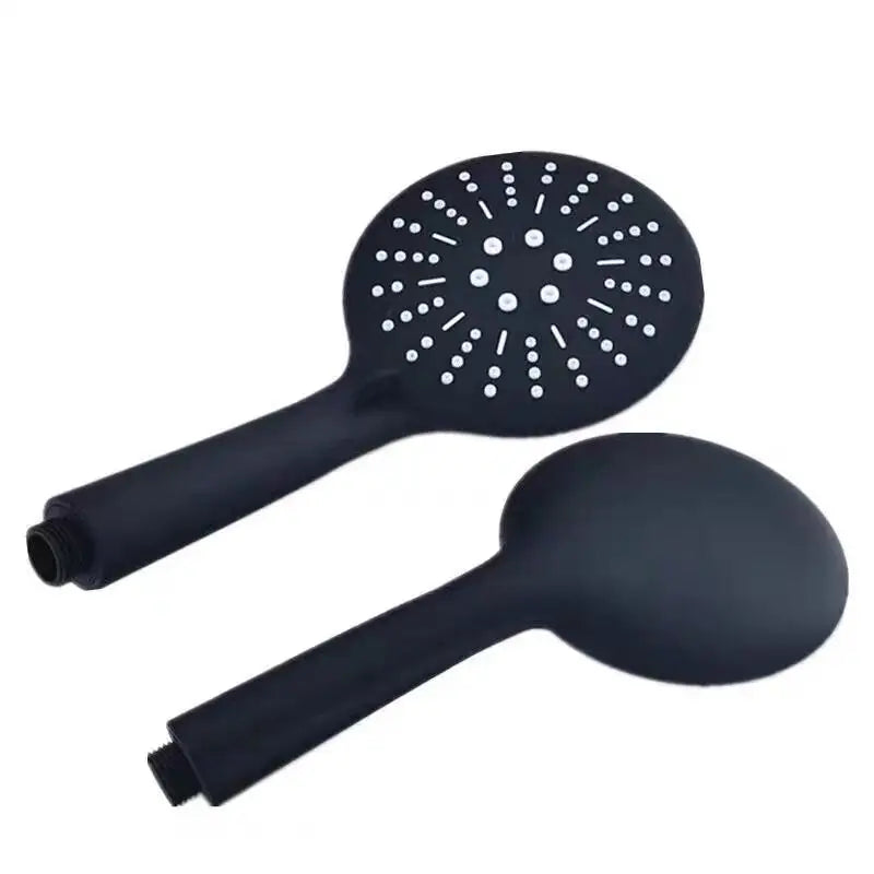 Hand-held Shower Head Water Saving Black Bathroom
