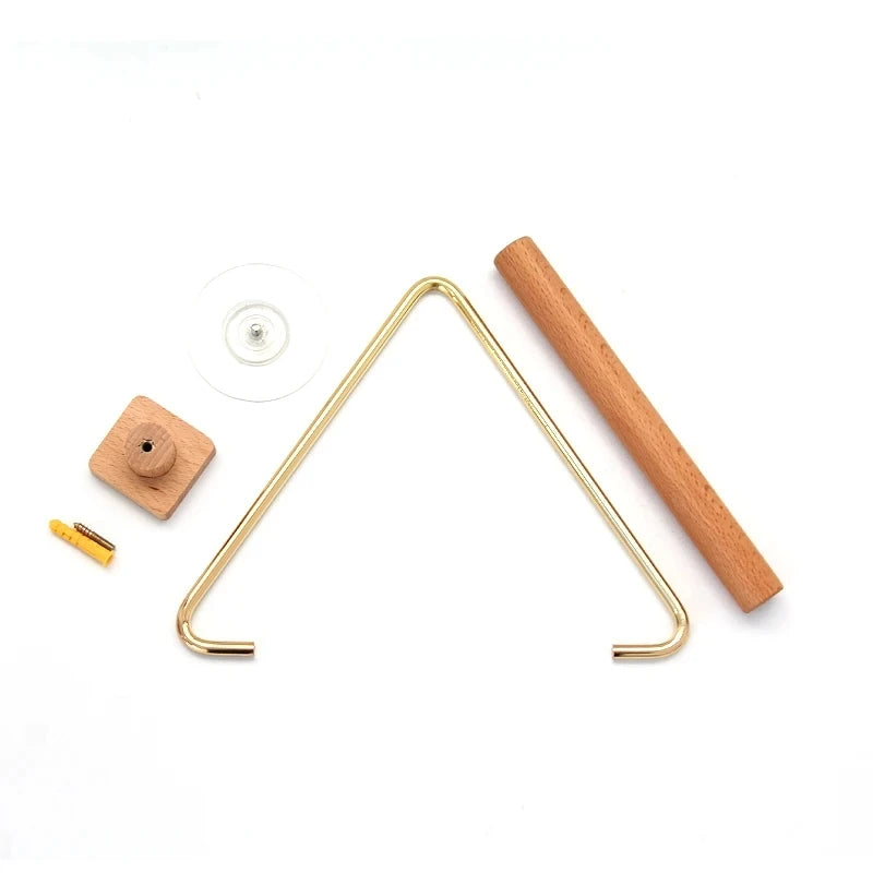 Toilet Paper Towel Dispenser Wooden Paper Roll