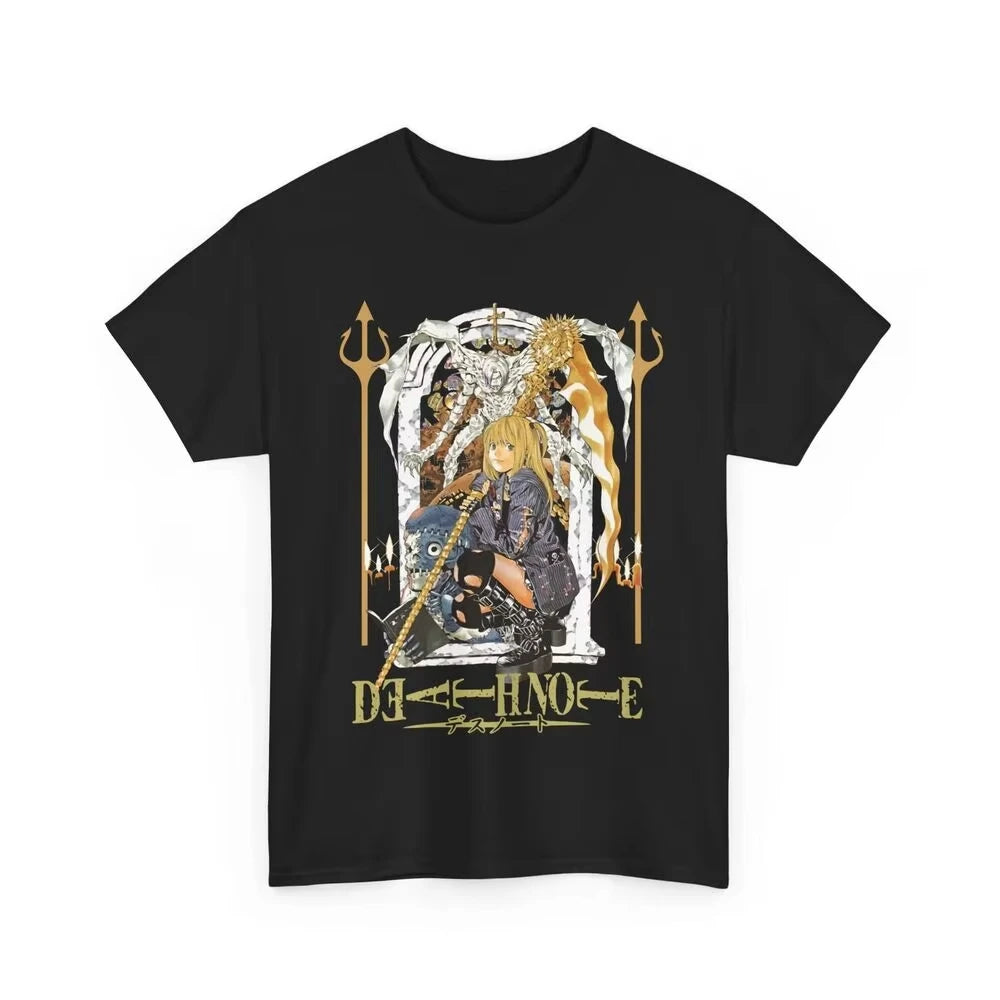 Misa Amane Black Cotton Anime T-Shirt Death Note