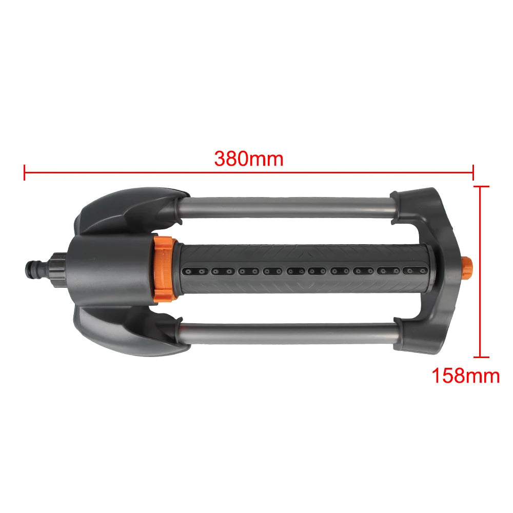 Turbo Oscillating Sprinkler for Garden Lawn Use
