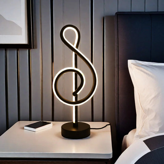 Modern Musical Note LED Table Lamp