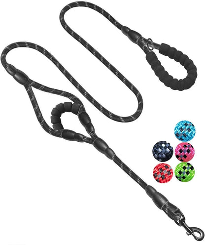 Dog leash, reflective at night, hand tight,