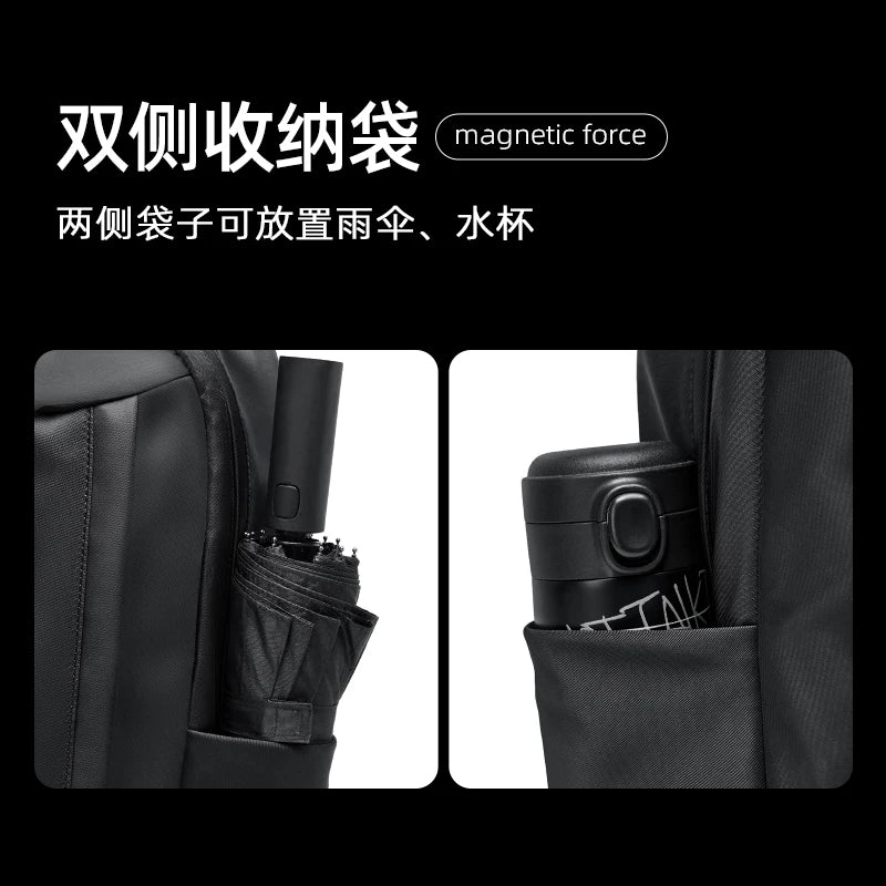 Backpack School Bags Manager Bag Men Waterproof Backpack Universal Bag For Work Fit 16inch Laptop With Breakable Back Panel - MyLootWare