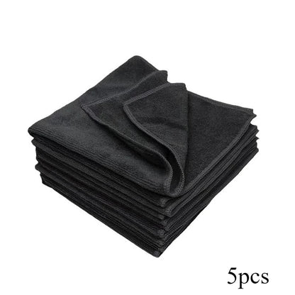 Black Ultra-fine Fiber Dishwashing Cloth, Multifunctional Car Cleaning Cloth,Kichen Accessories Kitchen Towels - MyLootWare