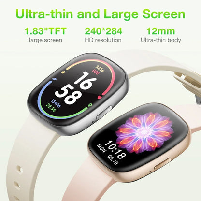 Smart Watch for Couples 1.83'' Screen IP67