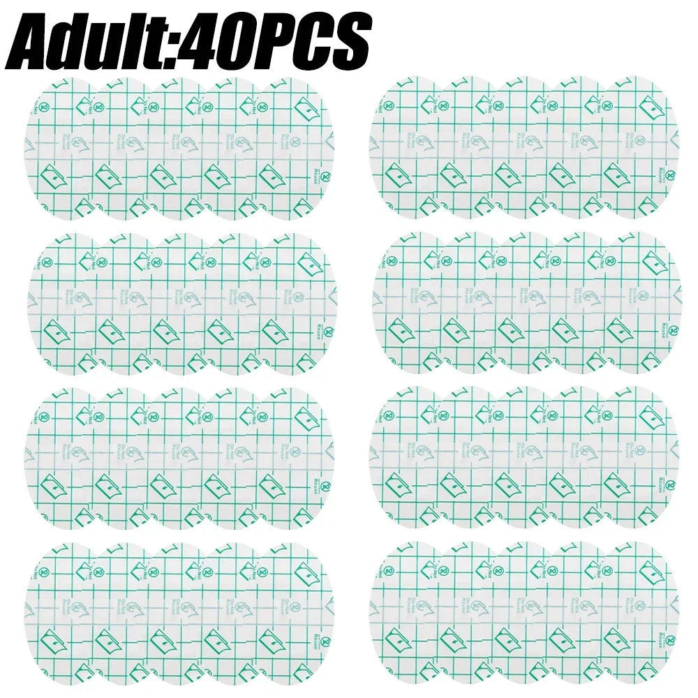 100-20Pc Adhesive Ear Pad Anti-Wear Foot Patch Heel Patch Waterproof Baby Adult Bath Ear Protector for Bathroom Swimming Sticker - MyLootWare