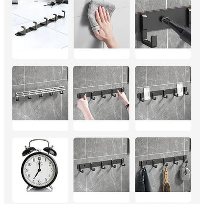 Hook strong adhesive wall mounted towel bathroom