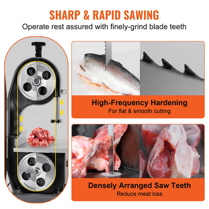 SucceBuy Band Saw Blade 65x0.63x0.02 inch 5 Pack