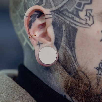 Doearko 2PCS Cool Stainless Steel Solid Double