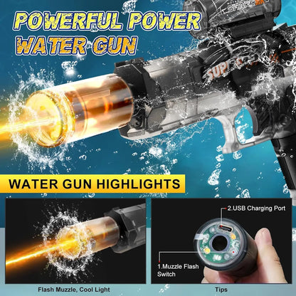 Summer Outdoor Fully Automatic Electric Water Gun