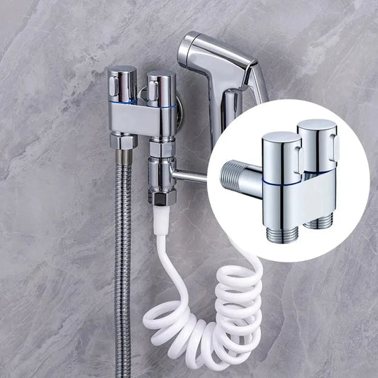 Zinc Alloy Angle Valve Wall Mount Toilet Bidet