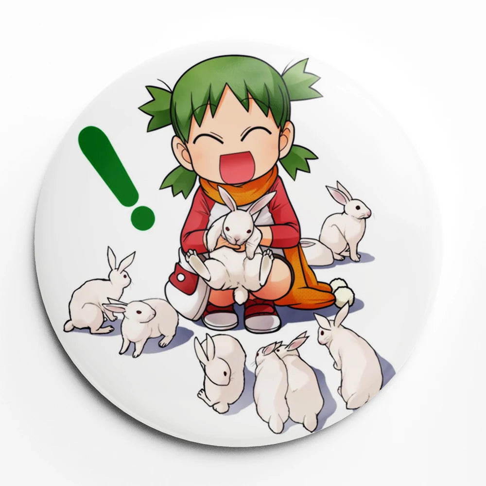 Yotsuba Anime Cartoon Soft Button Lapel Anime Pin