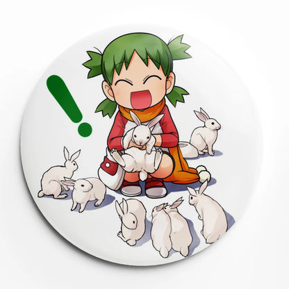 Yotsuba Anime Cartoon Soft Button Lapel Anime Pin