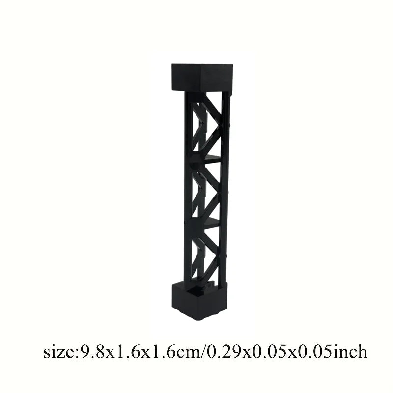 4pcs City Building Blocks Train Car Pillar Support Girder Column Beam 2x2x10 Military Bricks Toys Compatible Technical Parts - MyLootWare