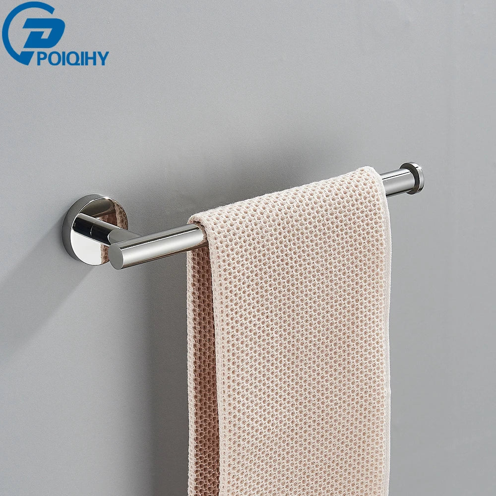 Polished Chrome Toilet Paper Holder Wall Hook