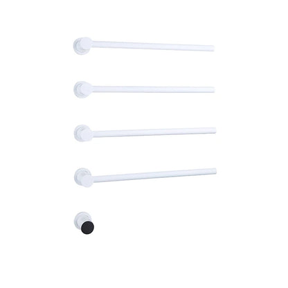 Bathroom Electric Heated Carbon Fiber Towel Rail Warmer Digital Display Temperature Time Control Smart Home Concealed Bar Dryer - MyLootWare