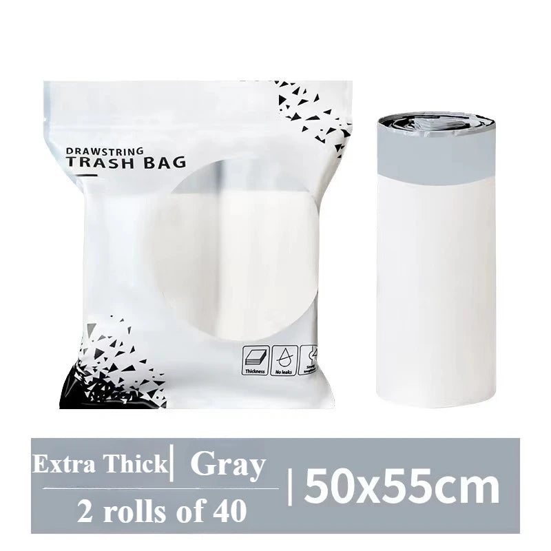 Garbage Bag with Drawstring Household Disposable