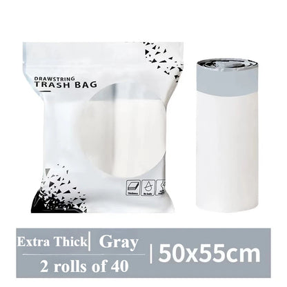 Garbage Bag with Drawstring Household Disposable