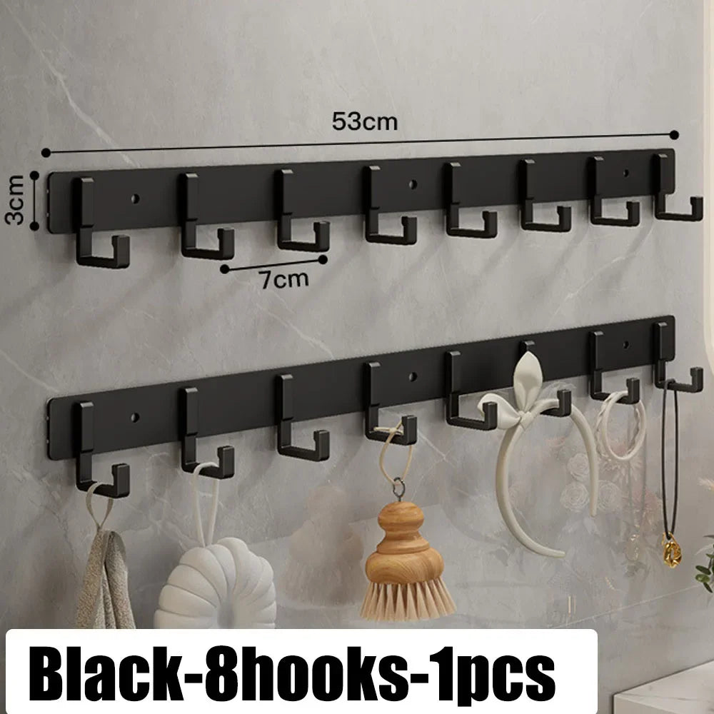 Hook strong adhesive wall mounted towel bathroom