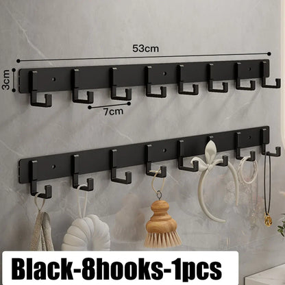 Hook strong adhesive wall mounted towel bathroom
