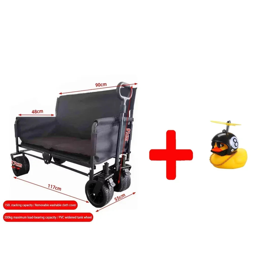 Foldable Outdoor Cart for Campervan Picnic Outdoor