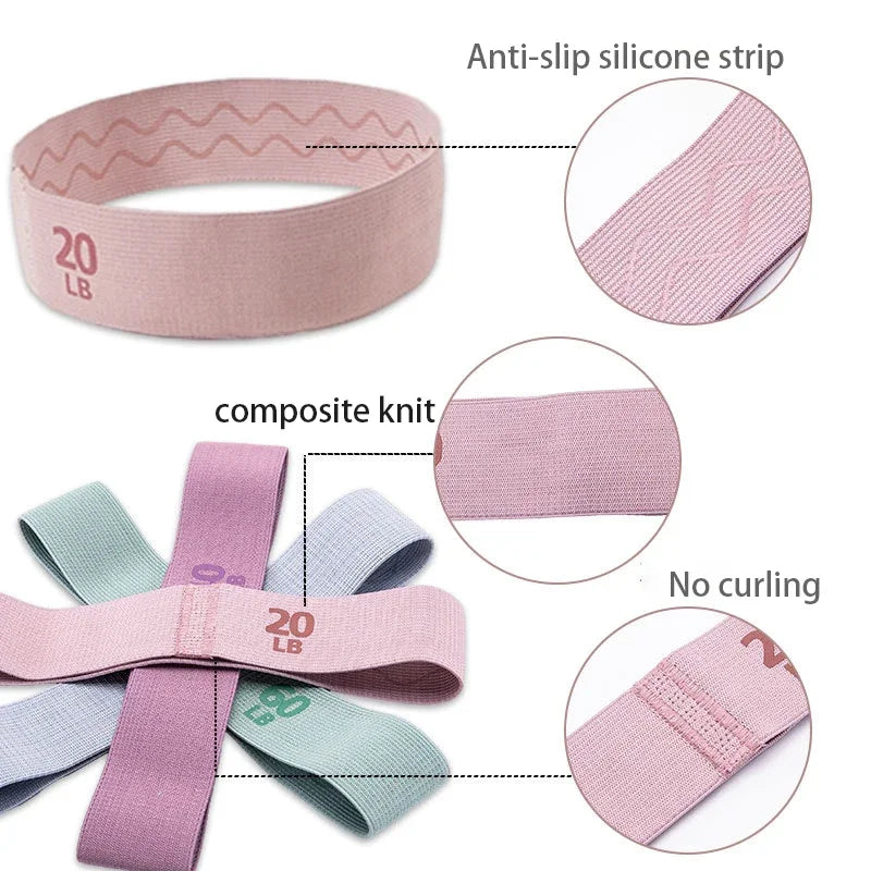 Bandas Elasticas Fitness Butt Training Tape Gym Resistance Bands Workout Equipments Strength Training Elastic Yoga Band - MyLootWare
