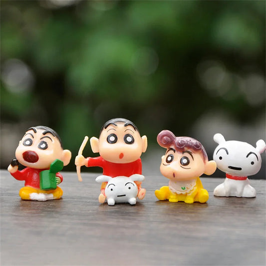 Crayon Shin-chan Saiyan Mini Anime Figures Set