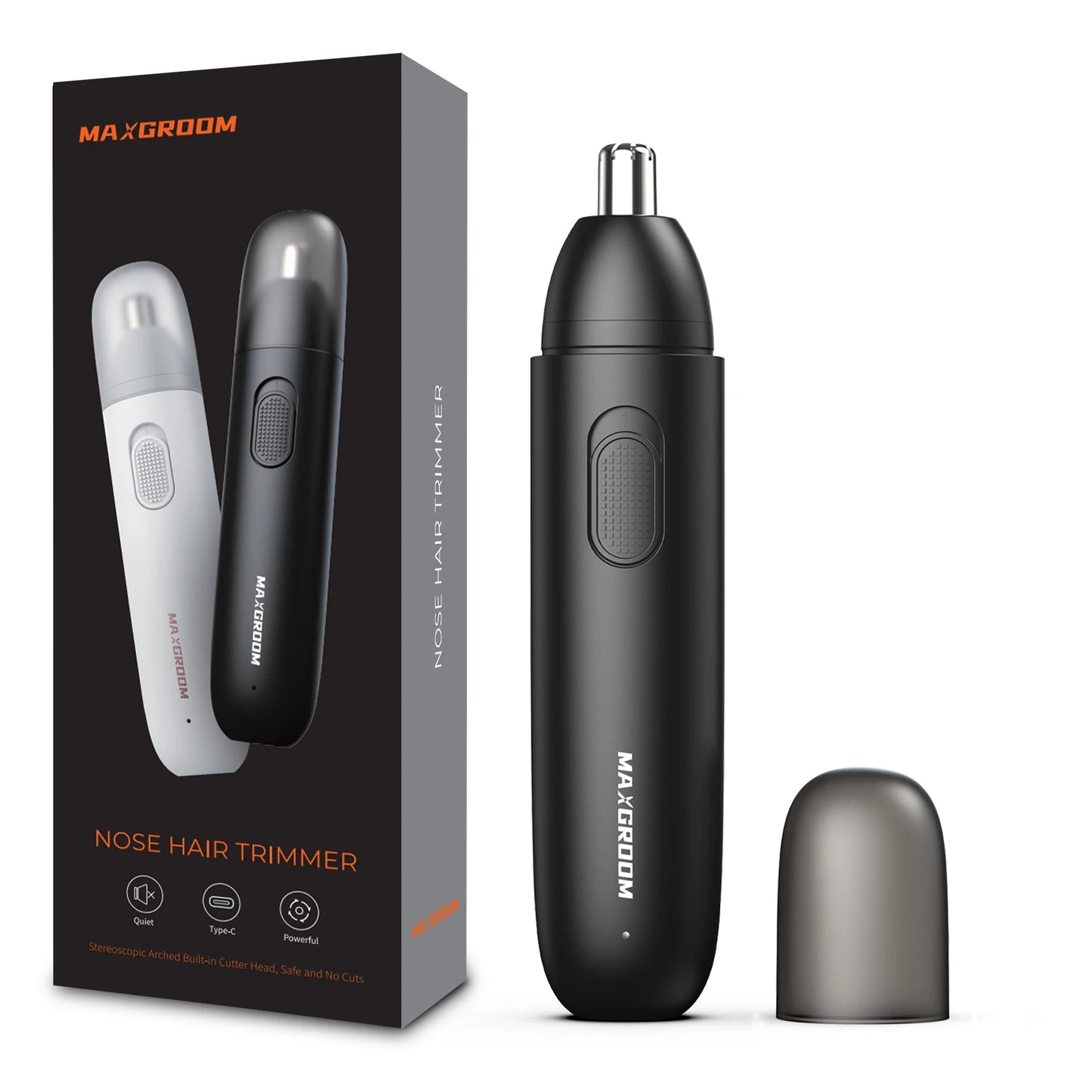 MAXGROOM Rechargeable Nose Hair Trimmer for Men