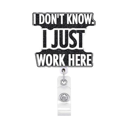 Acrylic Glitter Halloween Ghost Pumpkin Cat Retractable Badge Reel Rotating ID Badge Holder Crocodile Clip For Doctor And Nurse - MyLootWare