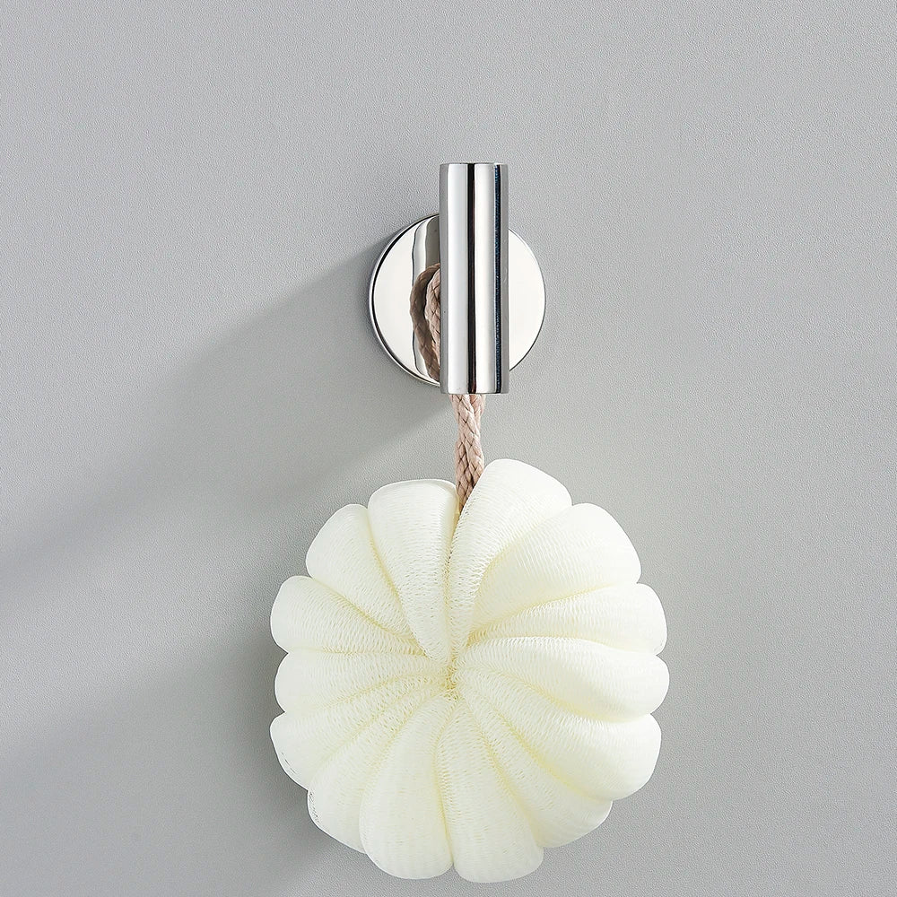 Polished Chrome Toilet Paper Holder Wall Hook