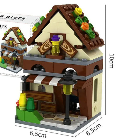House Building Blocks Mini City Store Street View
