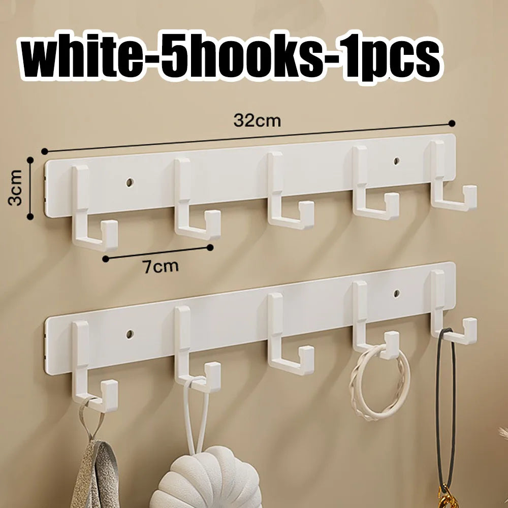 Hook strong adhesive wall mounted towel bathroom