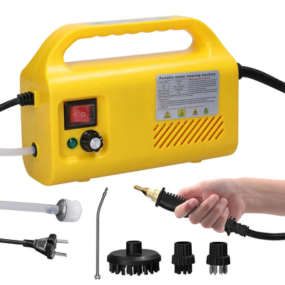 220V EU/KR Plug Multifunction Handheld Steam Cleaner Multi-plug 2500W Powerfull 3Bar Steam Cleaning Tool - MyLootWare