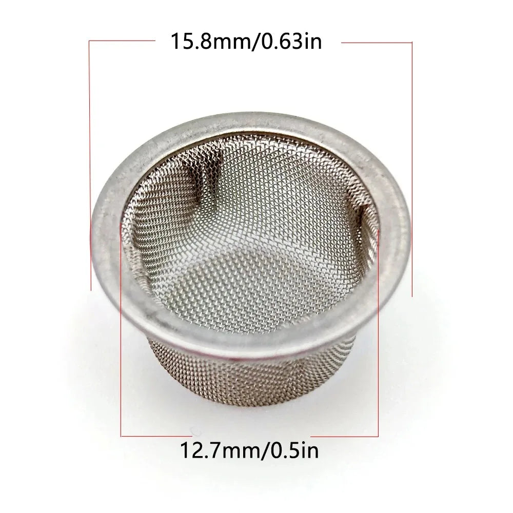 10/30/50Pcs Tobacco Smoking Pipe Metal Filter Screen Steel Mesh Smoking Pipe Filter Tobacco Accessories - MyLootWare