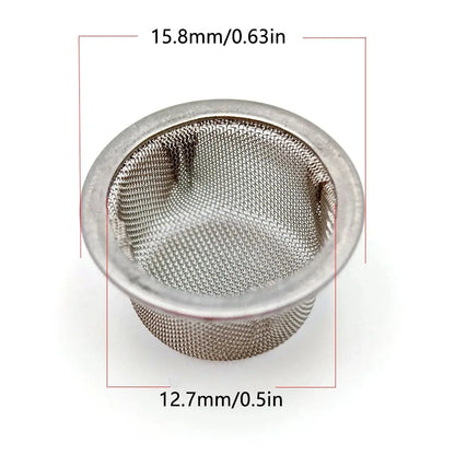 10/30/50Pcs Tobacco Smoking Pipe Metal Filter Screen Steel Mesh Smoking Pipe Filter Tobacco Accessories - MyLootWare
