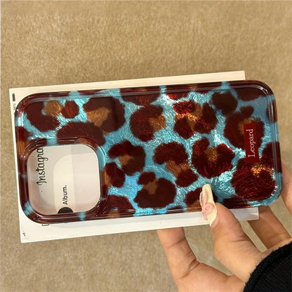 Simple Fashion Smudge Leopard Print Phone Case
