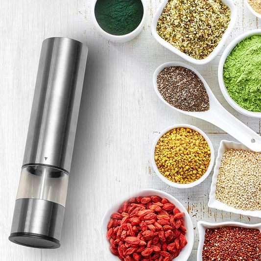 Stainless Steel Electric Pepper Grinder Spices Sea