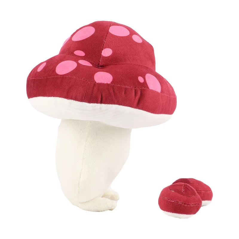 25cm New Walking Mushroom Anime figures Cute plush toy Soft Comfortable Pillow anime Surrounding Anime Fans the Best Funny gift - MyLootWare