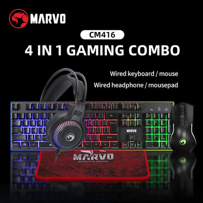 RGB Gaming Keyboard and Mouse Combo Set